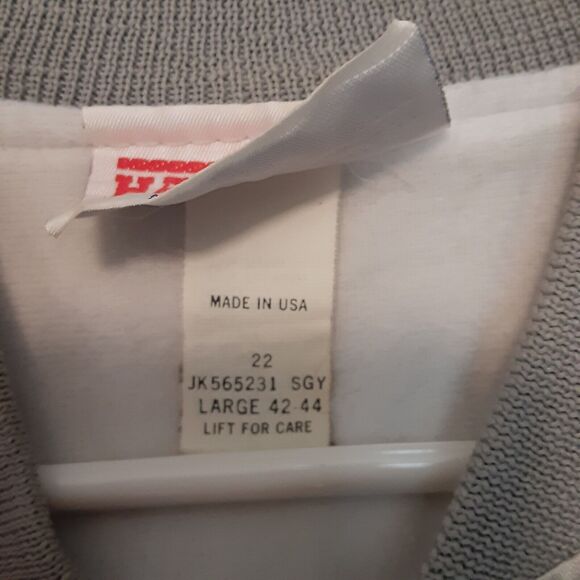 Vtg Hartwell Bomber Jacket Mens L 70's 80's Satin Made USA The Little Club - Picture 6 of 13